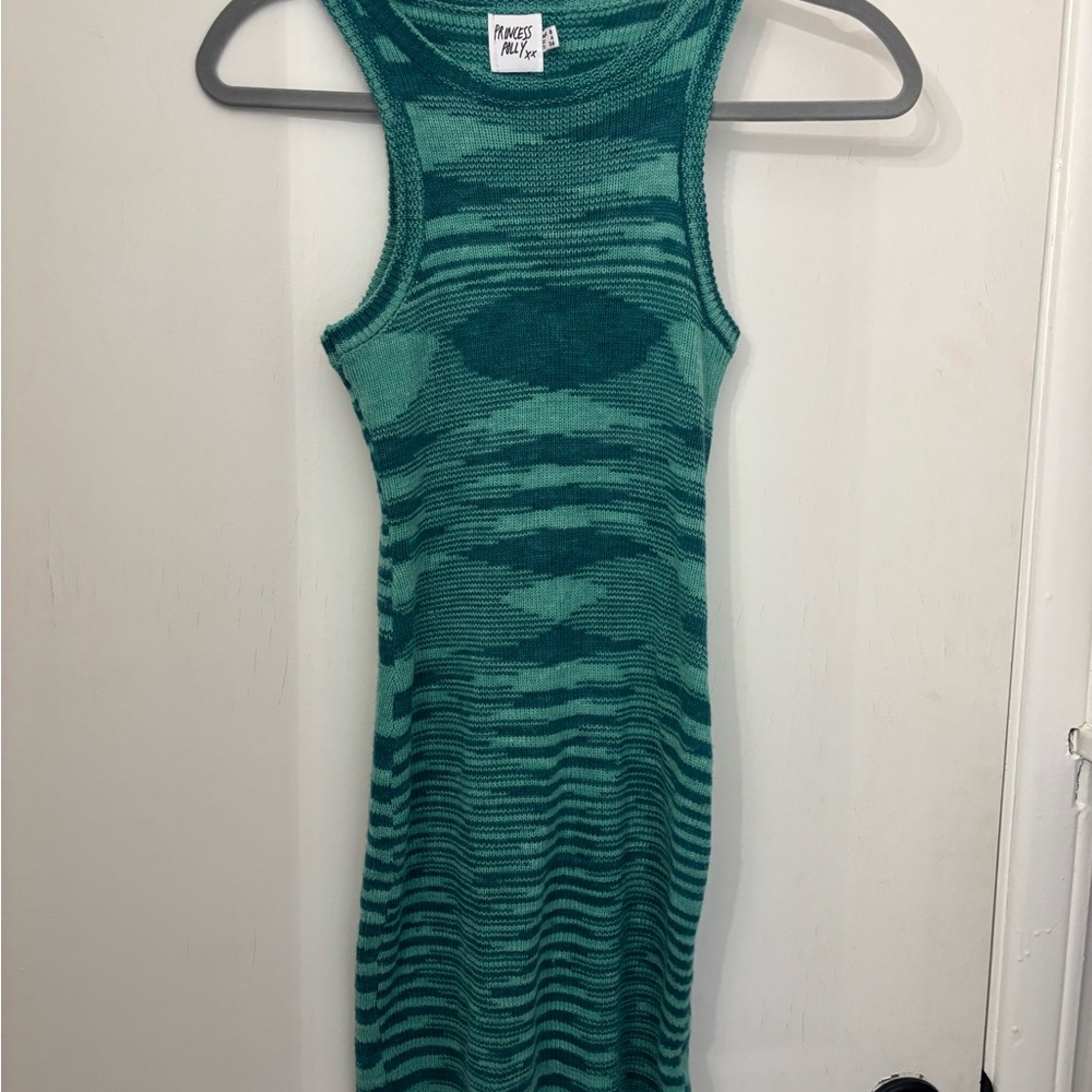 Princess Polly Green Knit Dress